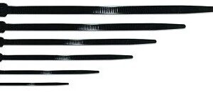 AMARRA NEGRA 20 CM X 50 UNIDADES