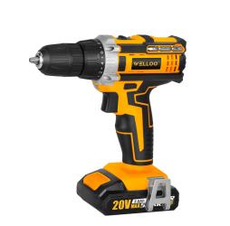 TALADRO INALAMBRICO 21V + 2 BAT WELLO